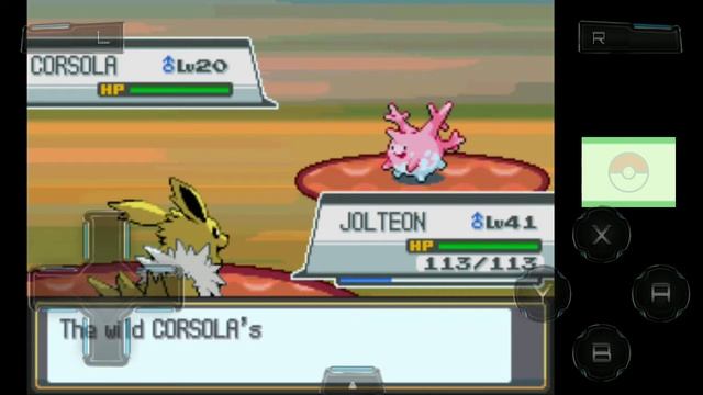Pokemon HeartGold Finding CORSOLA water-rock pokemon смотреть онлайн