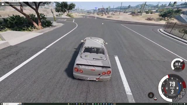 Nissan R34 GTR Test Beamng.drive смотреть онлайн