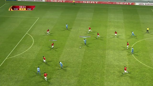 PES 2011 (UEFA EUROPA LEAGUE 2010/2011) | ROUND OF 16 | [2ND LEG] | FC PORTO vs PSG смотреть онлайн