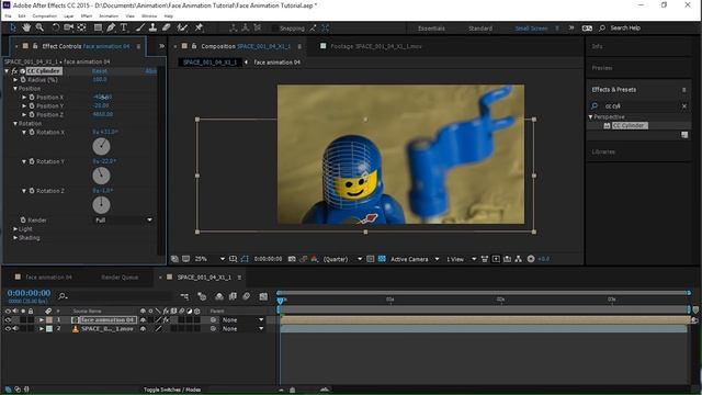 LEGO Face Animation and Tracking in After Effects смотреть онлайн