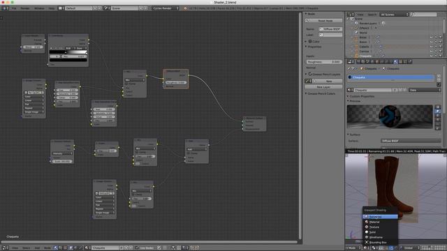 23. Creación de personaje en Blender - Creando Materiales para la ropa y los accesorios en Cycles смотреть онлайн
