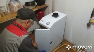 Замена напольного газового котла своими руками.