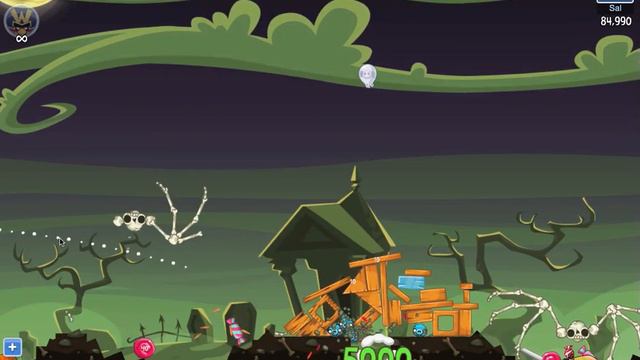 Angry Birds Friends Halloween 2013 Tournament Level 3 Day 3 Week 76 - Highscore 158K - October 28th смотреть онлайн