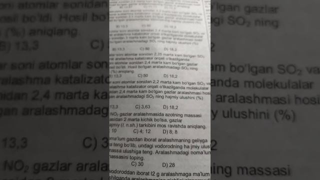 Kimyodan Masala Yechish Efirda!