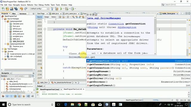 how to fetch data from mysql and display in java using swing смотреть онлайн