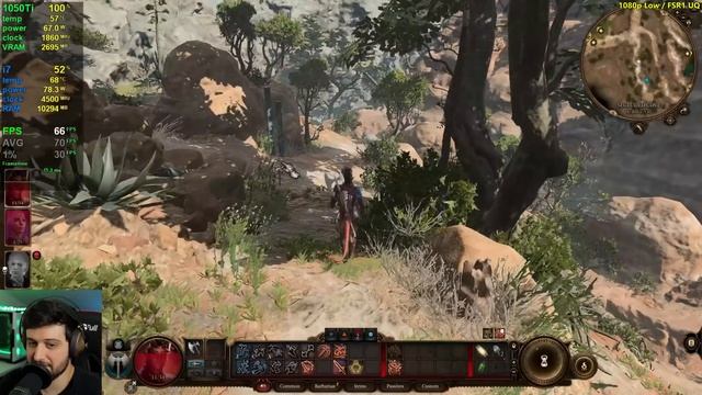 GTX 1050 Ti - Baldur's Gate 3 смотреть онлайн