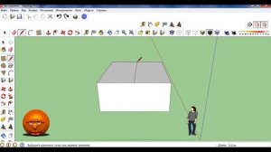 Три лучших способа создания двух скатной крыши в SketchUp