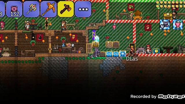 Постройка храма(дома) на основе в Terraria смотреть онлайн
