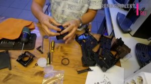 Замена ремкомплекта на заварочном устройстве BOSCH SIEMENS MELITTA NIVONA