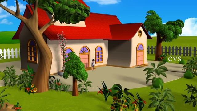 3D Animation Hop a Little Jump a Little Nursery rhyme for children with Lyrics смотреть онлайн