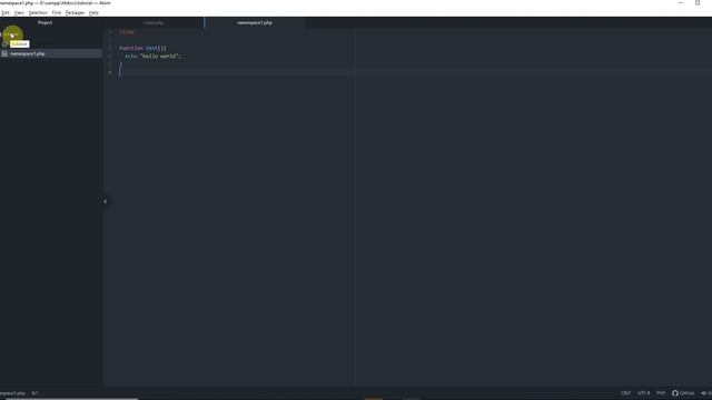 PHP Namespace #2 смотреть онлайн