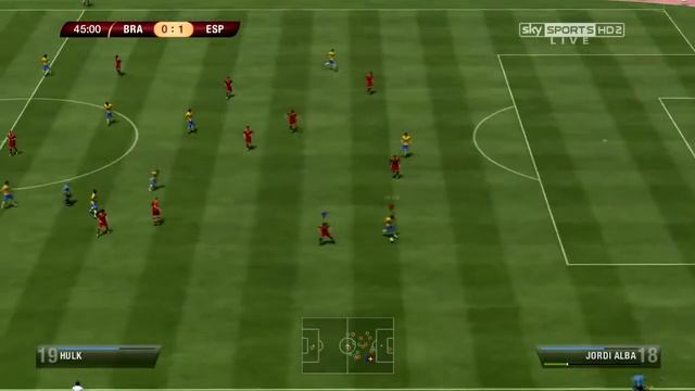 FIFA 13 Бразилия - Испания (1 матч) смотреть онлайн