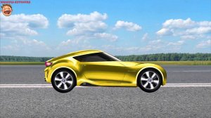 Машинки. Желтая гоночная машина МУЛЬТИК-Конструктор для самых маленьких