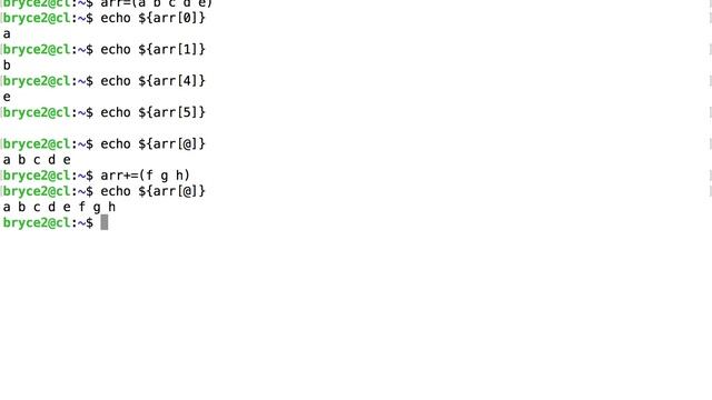 using bash arrays part1 смотреть онлайн