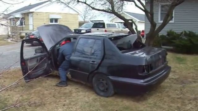 TDI Jetta parts car- First start in a month with no glowplugs... смотреть онлайн