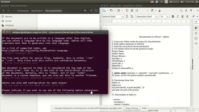 How to use auto-sphinx for docstrings. смотреть онлайн