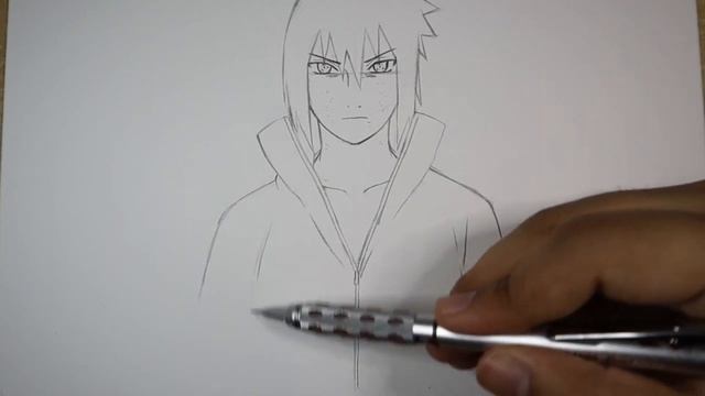 Рисуем Саске из Наруто смотреть онлайн