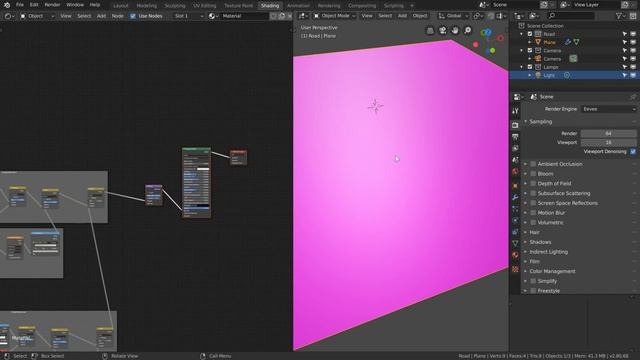 Blender 2.8 Tutorial | Procedural Asphalt Texture in Eevee смотреть онлайн