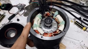 Разборка мотор-редуктора электромотоцикла QS 138 70H v3  3000W