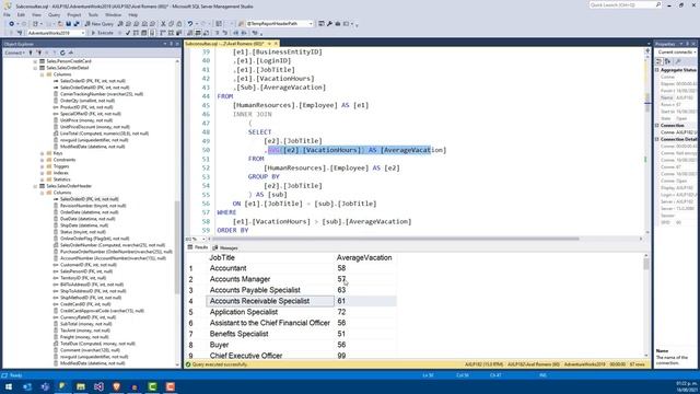 Subconsultas en SQL Server - #25 Microsoft SQL Server desde cero смотреть онлайн