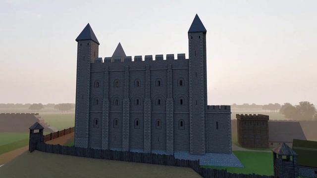 The Tower of London: animated history & evolution throughout ages. Part 1 (1070 to 1220 A.D) смотреть онлайн