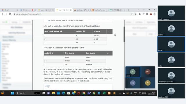 11th Low code Class Apr 10 2023 MYSQL Queries смотреть онлайн