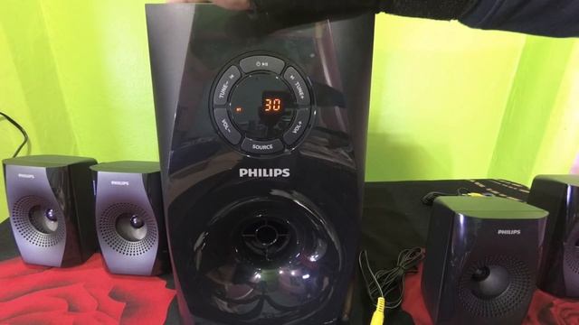 Philips Home Theatre SPA8150B @4849/- 4.1Sound Test by AKS-Use HeadPhone(Heavy BASS Test link смотреть онлайн