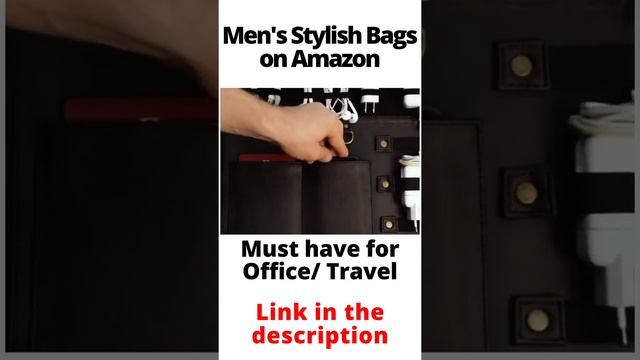 Men's Stylish Laptop/ Office/ Travel leather bag on Amazon смотреть онлайн