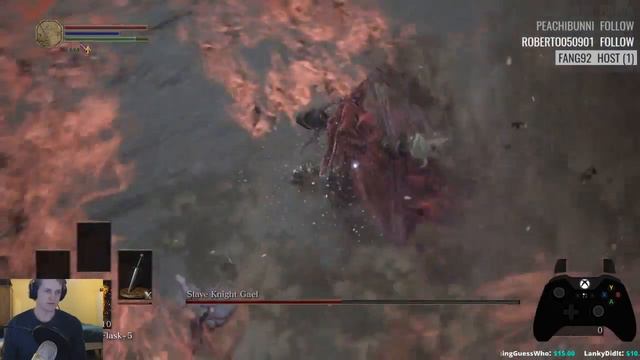 Dark Souls III - Slave Knight Gael SL1 No Hit (Loincloth Only, No Magic, No Shield)