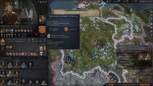 Let's Play Crusader Kings 3 (1.4) / RPG / Deutsch / Das Lied vom Mittelalter - Ein Saga-Projekt #10 смотреть онлайн