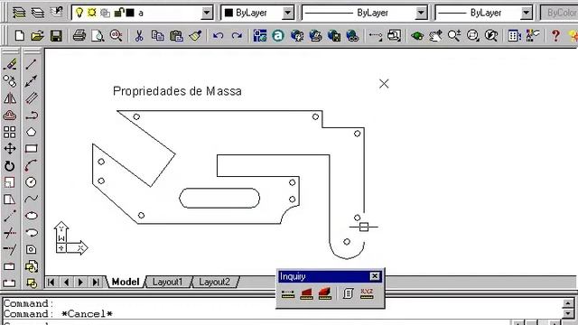 123 AutoCad 2002 Propriedades de Massa смотреть онлайн