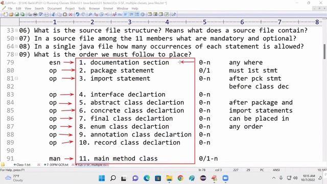 34- JAVA || INTERVIEW QUESTIONS ON SOURCE FILE & IMPORT STATEMENTS & OVERVIEW OF JAVA SOURCE FILE смотреть онлайн