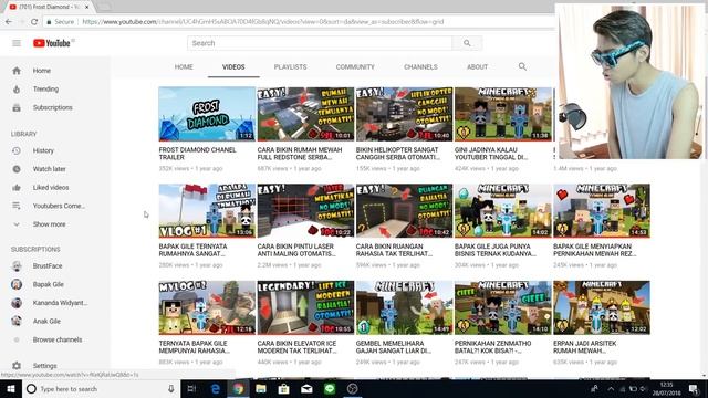 REACT VIDEO PERTAMA FROST DIAMOND BIKIN NGAKAK SAMPE NANGIS WKWKW! смотреть онлайн