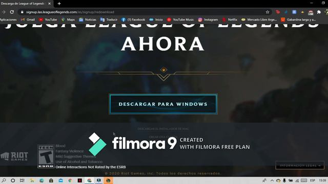 ✅COMO DESCARGAR LEAGUE OF LEGENDS % 100✅ PARA PC Y NOTEBOOK💥 смотреть онлайн