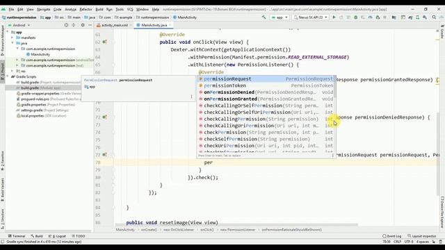 Runtime permission in android studio смотреть онлайн