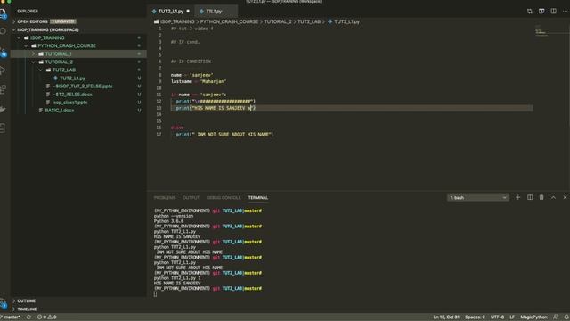 Basic Python Course for Beginners - Lab 3.0 Conditions (Nepali) смотреть онлайн