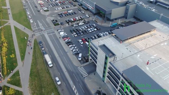 Бизнес-центр "Green City", Минск. Облет на квадрокоптере. смотреть онлайн