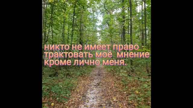 никто не имеет право трактовать моё мнение кроме лично меня смотреть онлайн