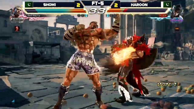 [FT5] Shomi (Fahkumram) VS Haroon (Devil Jin) Tekken 7 Pakistan смотреть онлайн