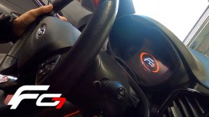 Нетипичный веставод. Приборная панель от компаний Феррум в ночное время суток.