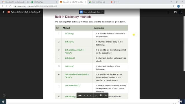 Python Dictionary Function | Learn python | python tutorials смотреть онлайн