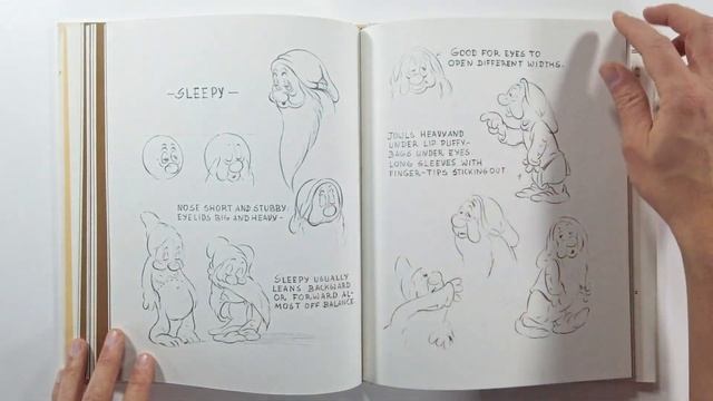 Walt Disney's Sketch Book of Snow White and the Seven Dwarfs (flip through) Artbook смотреть онлайн