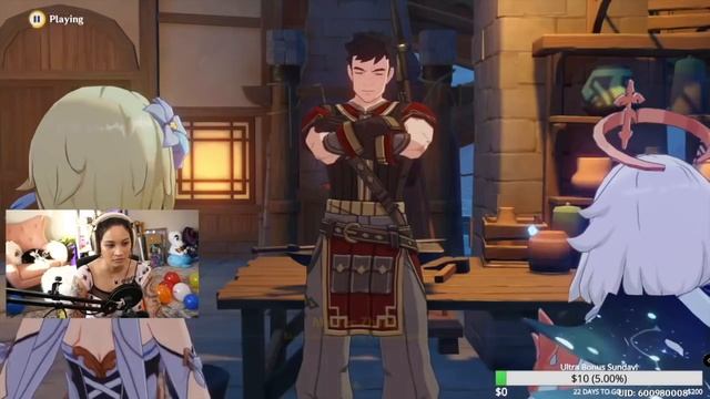 Archon Quest "The Crane Returns on The Wind" Reaction! | Genshin Impact | Lorie on Twitch смотреть онлайн