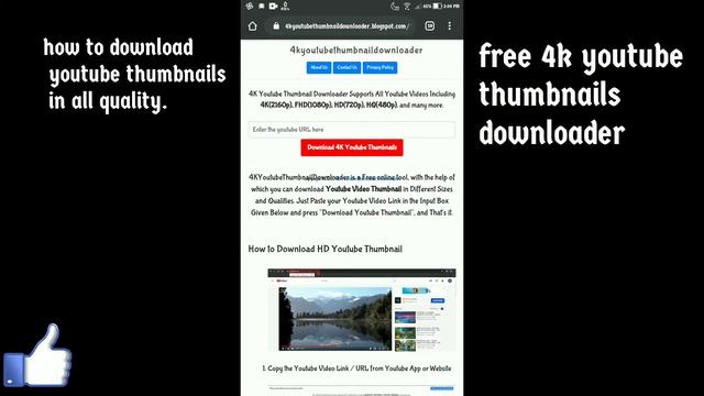 How to download 4k youtube thumbnails for free in just few clicks смотреть онлайн