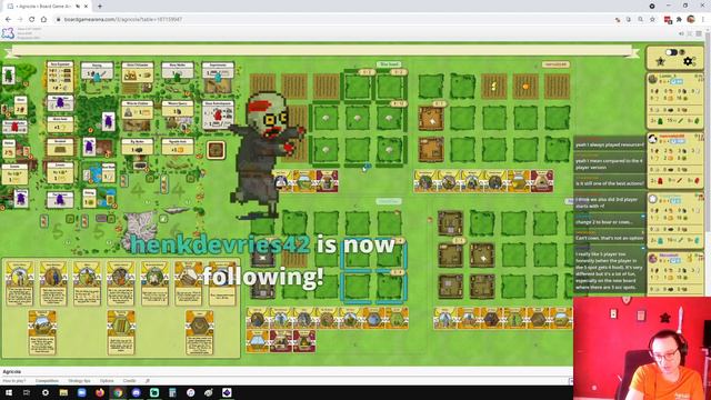 Agricola on BoardGameArena #1 смотреть онлайн