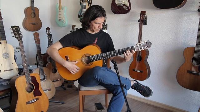 Gerundino Fernandez Hijo 2018 - great sounding flamenco guitar смотреть онлайн