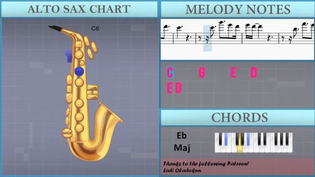 How to play Before You Go by Lewis Capaldi on Alto Sax (Tutorial) смотреть онлайн