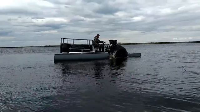 Вездеход амфибия: испытание плавучести смотреть онлайн