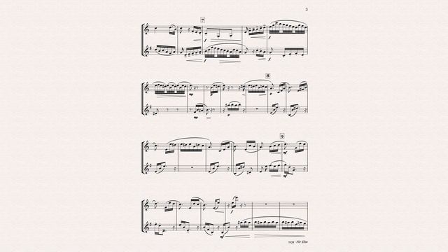 Beethoven Fur Elise Clarinet/Saxophone Duet смотреть онлайн