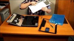 Как заменить монитор ноутбука Lenovo 770G за 10 минут.mp4